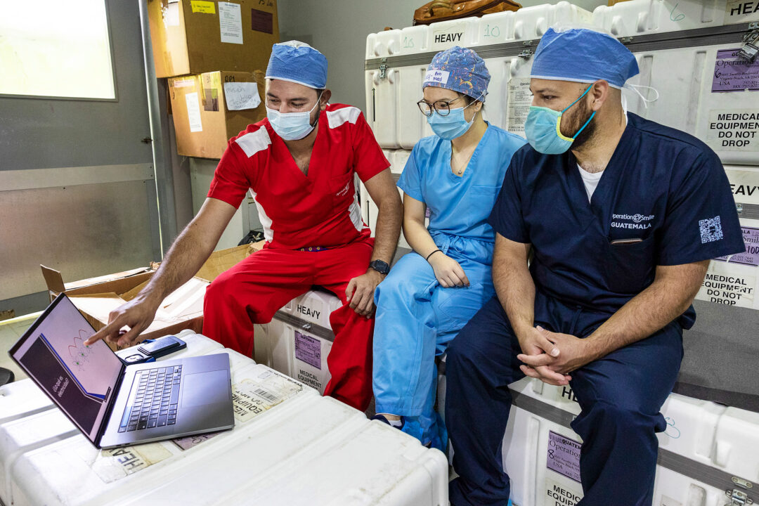 Cleft volunteering team during surgical programme Photo - Lorenzo Monacelli